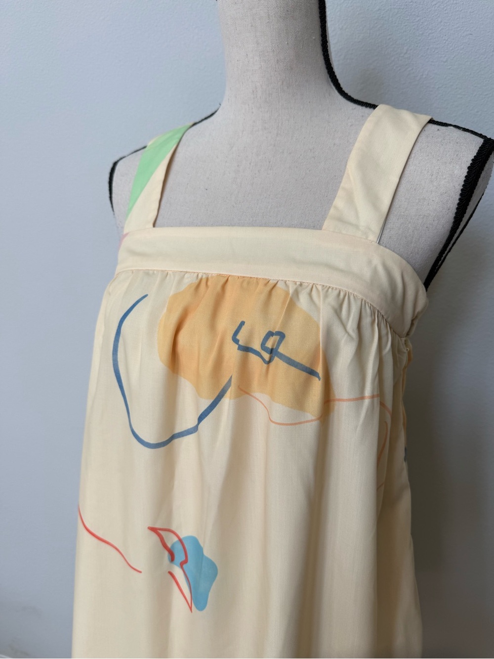 Love, Bonito NEW Abstract-Print Mini Sundress with Colorful Accents - Picture 2 of 12